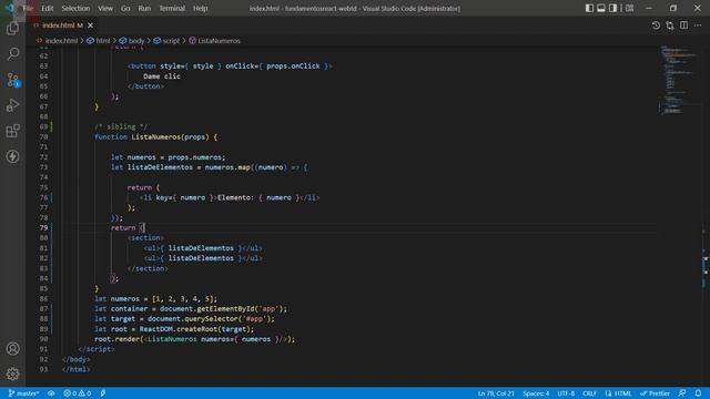 ReactJS | React Props - Método map() en JavaScript смотреть онлайн