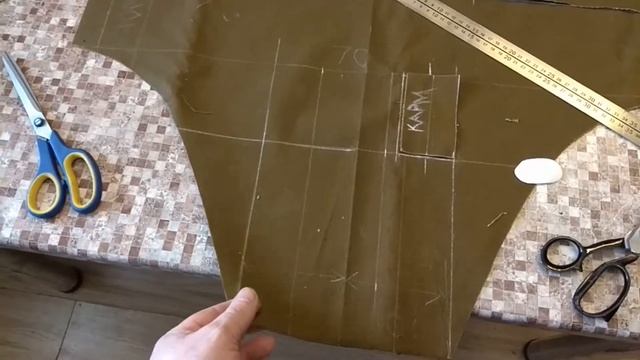 Шьем фартук для сварочных , слесарных, столярных работ - смотреть видео ...