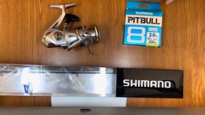 Unboxing Shimano Sedona 23 4000 Reel, Shimano Salty Advance Sea Bass, Shimano Pitbull PE 8braid.