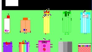 Number blocks band 11-110