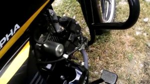 Небольшой обзор на мопед WELS ALPHA ZS125-12.