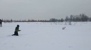 Первый полет на радиоуправляемом самолёте с двс