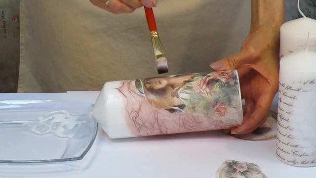 Decoupage Candles Decorations DIY Ideas for Beginners смотреть онлайн