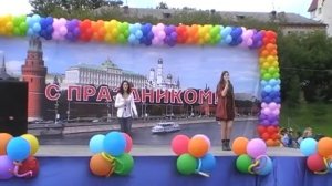 Виктория и Мария - На большом воздушном шаре