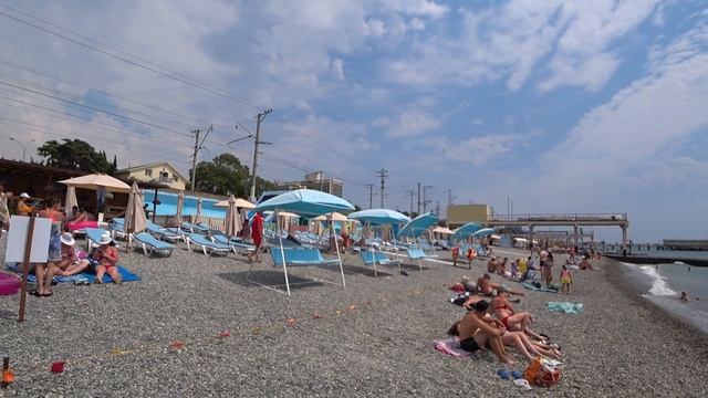 АДЛЕР Курорт 2021 | Пляжи ФРЕГАТ, Чкаловский - Море, Цены на Еду, Сувениры, Фрукты. Отдых в СОЧИ смотреть онлайн