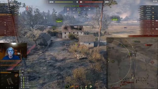 Skoda T50 1v3 carry in World of Tanks смотреть онлайн