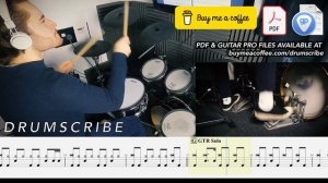 Come As You Are - Nirvana | Drum SCORE Sheet Music Play-Along | DRUMSCRIBE