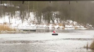 INFLATABLE BOATS. Надувные лодки ПВХ Альтаир 340 НД. Зимние испытания.