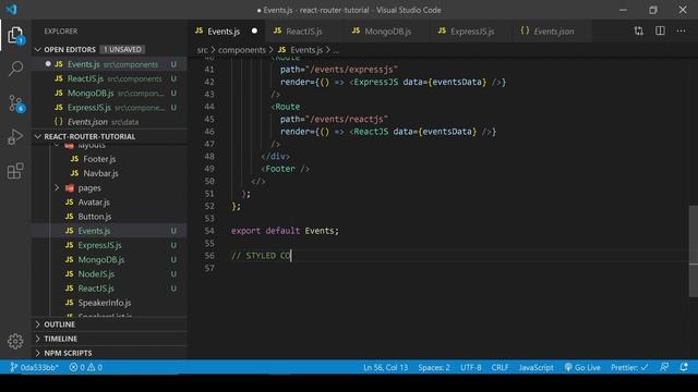 React-Router Crash Course Part#3 (react Router Tutorial For Beginners)