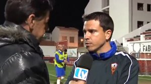 Entrevista a Sergio Lobera en Yecla