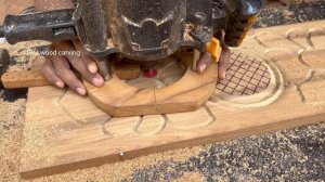 Beautiful wood carving skills and techniques by pvj wood carving.