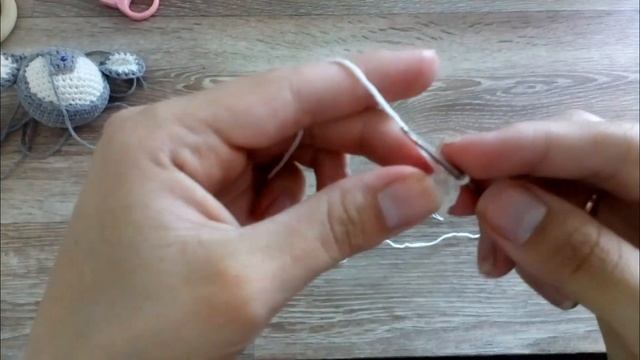 Игрушка погремушка ОЛЕНЕНОК крючком ? Мастер класс