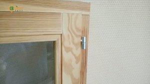 Стандартные деревянные окна из сосны со стеклопакетом