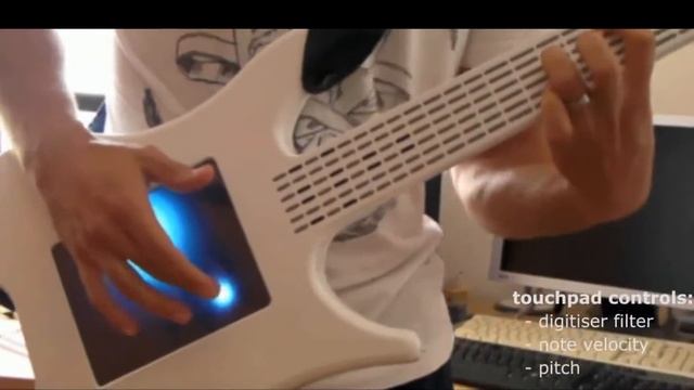 Музыкальный гаджет: электрогитара без струн на Linux смотреть онлайн