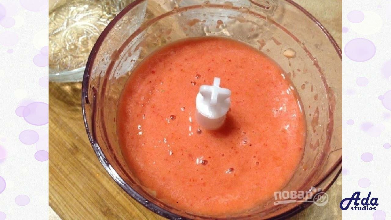 Фруктовый мусс Рецепт, пошаговый, как приготовить, видеорецепт