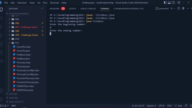 058 - Tagalog Java Programming - For Loop 7 of 7 смотреть онлайн