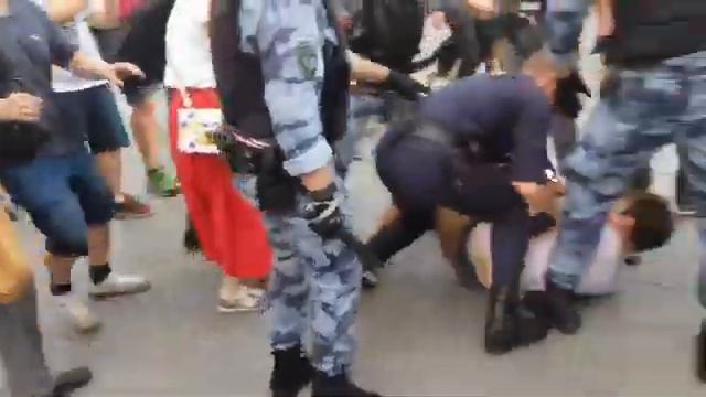 Массовые беспорядки Москва 27 07 2019