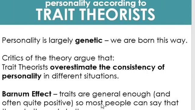 AP Psychology Personality Part 3 Tests and Inventories смотреть онлайн