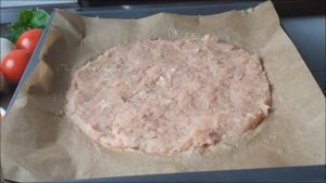 Пицца из куриной грудки