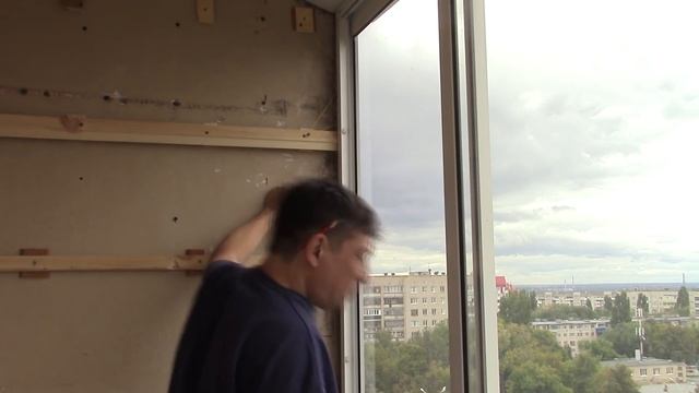 Отделка лоджии вагонкой, примыкание окна к стене, Исправляем косяки. #отделкалоджии