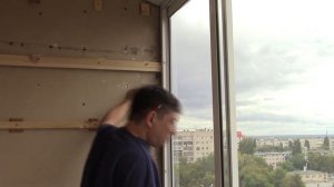 Отделка лоджии вагонкой, примыкание окна к стене, Исправляем косяки. #отделкалоджии