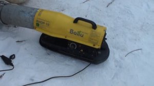 Прогрев Авто с помощью тепловой пушки.