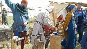 Работа кузнеца на Русборге. 08.05.2023