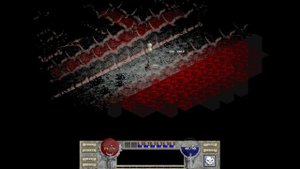 Diablo + Hellfire Hell difficulty - Sorcerer - Lazarus' Lair + Level 16 (DevilutionX 1.4.1)