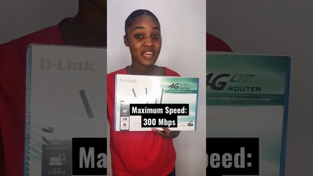 D-Link Router 4G LTE, 300Mbps, Maximum Connection: 32 Users