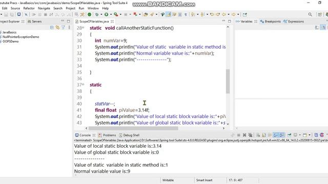 Scope of variables in Java   [Core Java Basics]