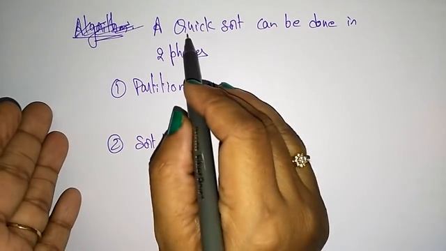 Quicksort algorithm | Partition | Part-1/2 | Design & Algorithms | Lec-17 | Bhanu Priya