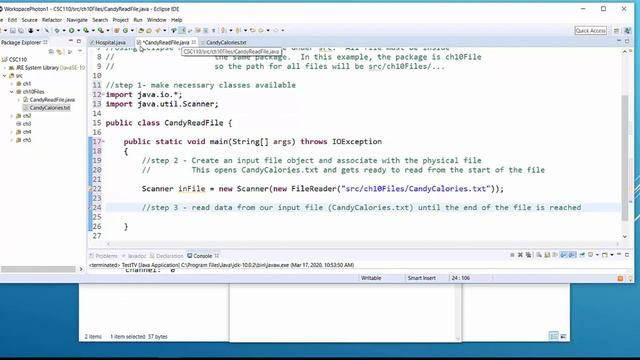 ReadingFromAFileVideoNote смотреть онлайн