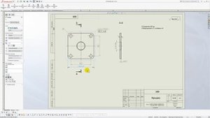 Solidworks. Урок 15.1 Как проставить РАЗМЕРЫ по ГОСТ ЕСКД (реальные примеры) - создание чертежа