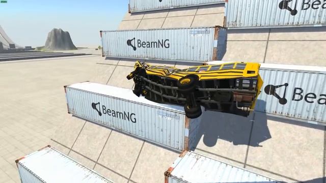 The All New Bus! Crash Test! Tones Of Destruction! (Beamng Drive) смотреть онлайн