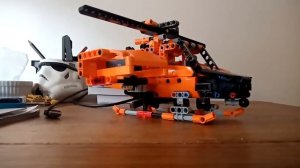 A HELICOPTER MADE OUT A CAR? lego corvette ZR1 MOC set 42093 tiltrotor gyrodrone