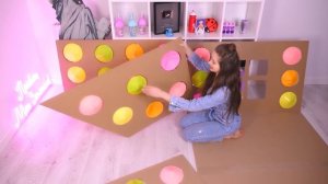 ПОСТРОИЛА ГИГАНТСКИЙ POP IT ДОМ! DIY поп ит дом из картона и бумаги СВОИМИ РУКАМИ ? Afinka