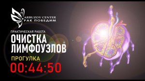 Саморегуляция по очистке лимфоузлов во время ходьбы (45 минут).  Центр Арбузова