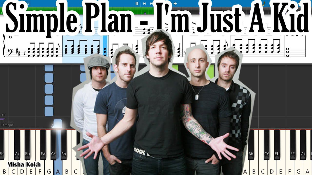 Simple Plan - I'm Just A Kid [Piano Tutorial | Sheets | MIDI] Synthesia