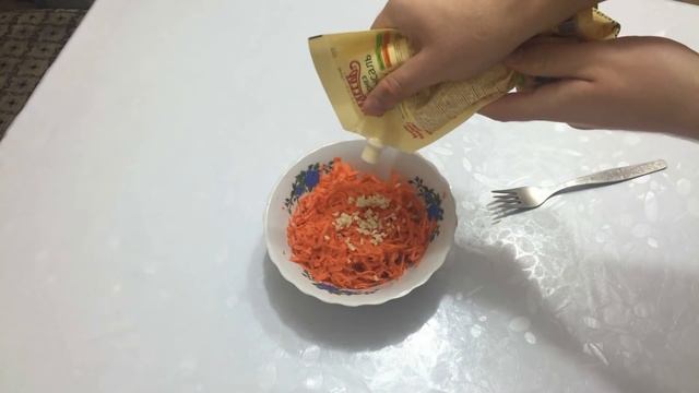 Простой салат из моркови. Морковный за 5 минут! смотреть онлайн
