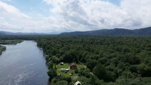 2022 август Красота села Гвасюги и реки Хор с дрона с музыкой и компанией одноклассников Миши