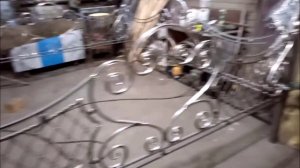 Оградка с розами комбинированный вариант её изготовления холодная ковка и горячая