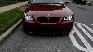 BMW M5 E60 Indianapolis Red бмв м5 е60