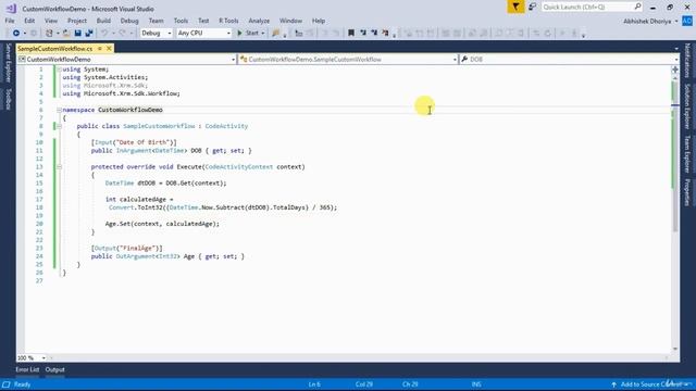 Create a custom workflow activity Dynamics 365 - Custom Workflow In Dynamics 365 workflow examples