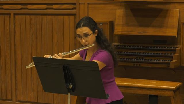 J.S. Bach - Partita in A minor, BWV 1013, I. Allemande | Kayla Noelle Cieslak, flute смотреть онлайн