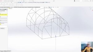 Моделирование парника и анализ нагрузки на его крышу в Solidworks