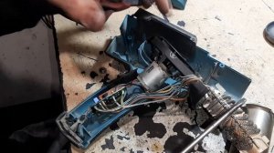 Строительный фен Makita HG5002 - разборка и поиск неисправности.