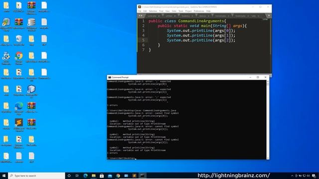 Command Line Arguments in Java (CMD)