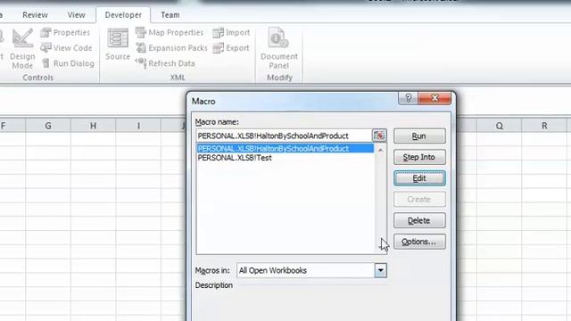 Excel 2010 How to fix error Cannot edit a macro on a hidden workbook Unhide the workbook using th смотреть онлайн
