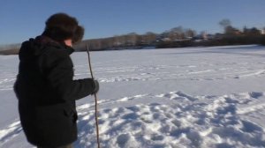 Тест редукторного ледобура со шнеком 130мм на количество лунок пробуренных на одном аккумуляторе.
