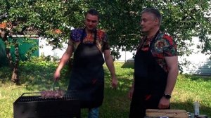 Корейка баранья на мангале